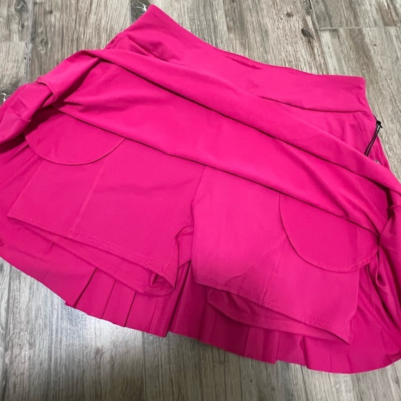 BRAND NEW W TAGS Kyodan Golf Fushia Pink Size Medium Pleated Tennis Skort Skirt - Picture 5 of 5